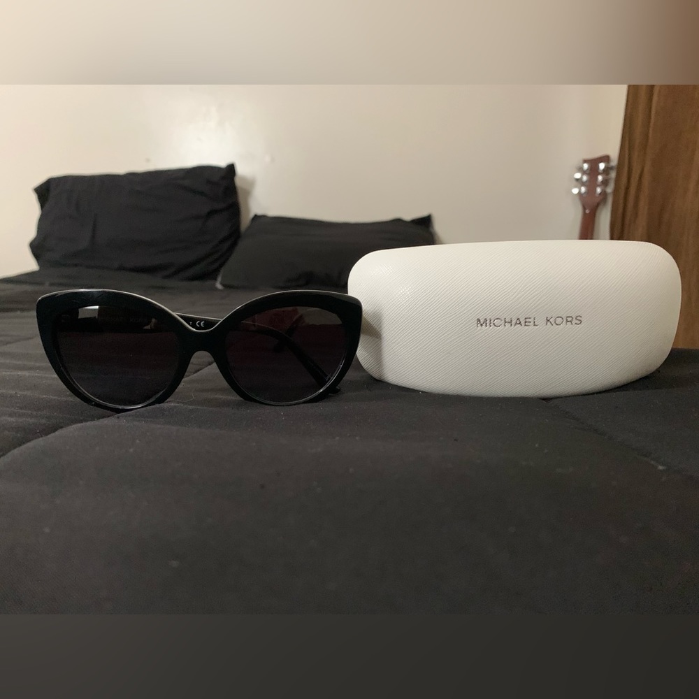 Black Michael Kors sunglasses with case